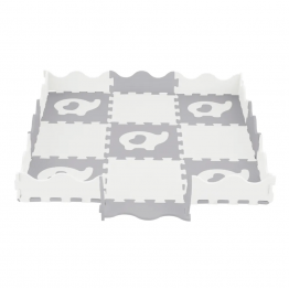 ⭐限時SALE⭐ Baby Star 動物併接遊戲地墊 - 9塊裝 / 白象 | 馬來西亞製造 [代理配送#B]